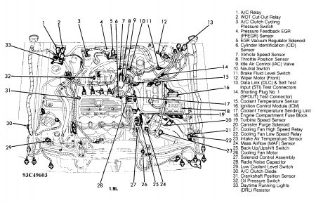 2002 Ford explorer engine compartment diagram #9