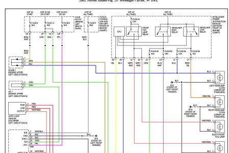 2002 Nissan altima headlight wiring diagram #7