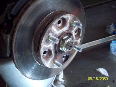 How to remove rotors on honda accord #1