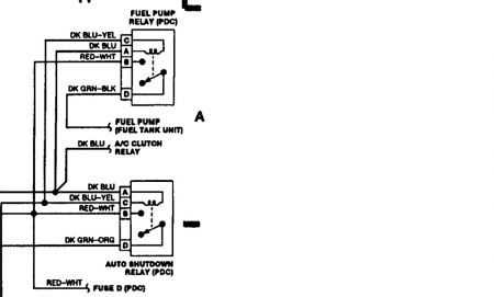 1993 Dodge Dakota Won't Start When Eng at Op Temp 1993 dodge dakota fuel pump wiring diagram 