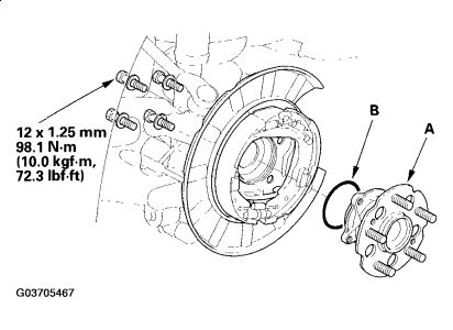 2006 Honda odyessy wheel bearing noise #7