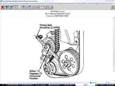 1991 2.5 Dodge Caravan Need Some Help Timming It