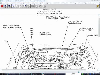 Electronic throttle control actuator nissan altima