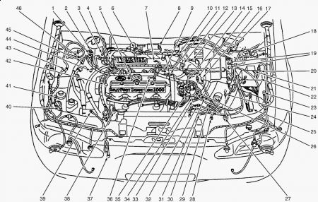 Diagram of 1999 ford escort engine #10
