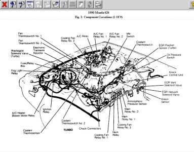 2001 Mazda Protege Engine Diagram - Ultimate Mazda