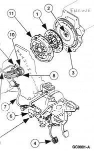 Ford escort transmission diagram