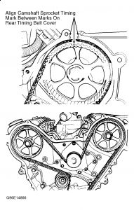 2004 Dodge Intrepid TIMING MARKS: Engine Mechanical Problem 2004