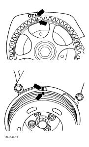 2001 Volkswagen Beetle TIMING MARKS: Engine Mechanical Problem