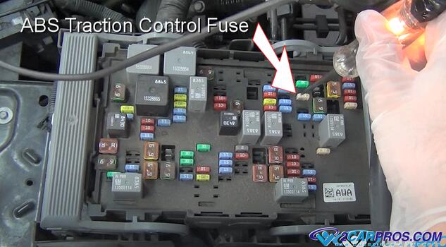 ABS traction control fuse test