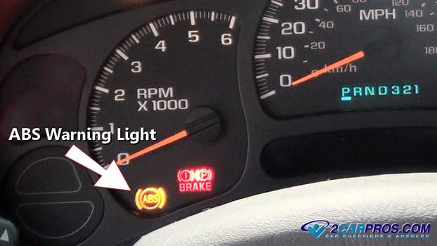 abs and traction control warning lights