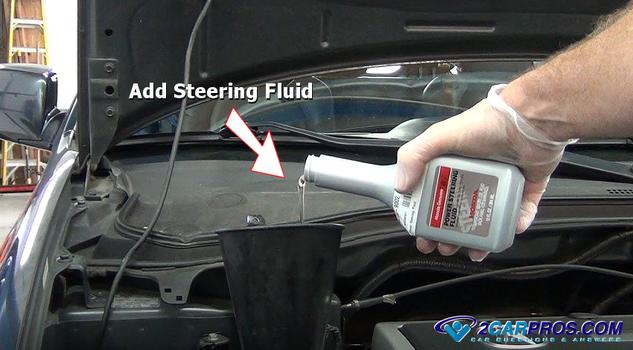 add power steering fluid