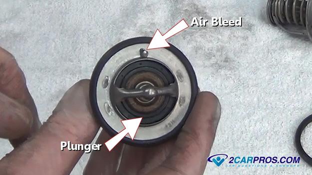 air bleed thermostat