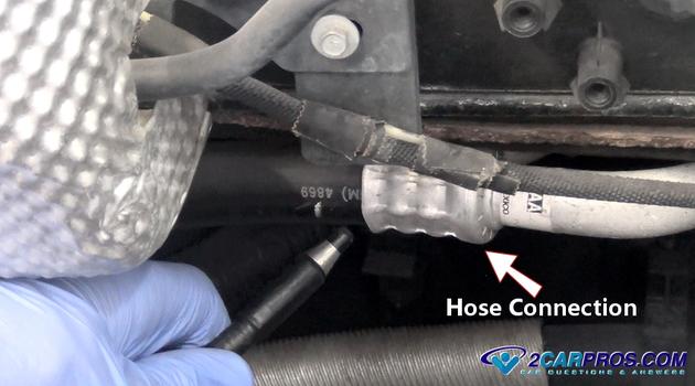 air conditioner hose connection