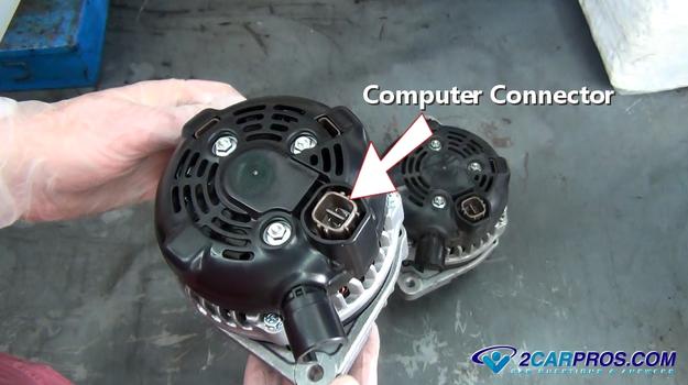 alternator computer connector