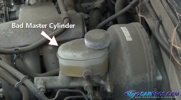 bad brake master cylinder