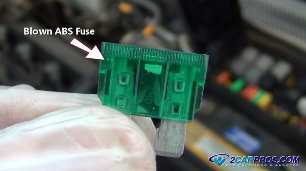 blown abs fuse