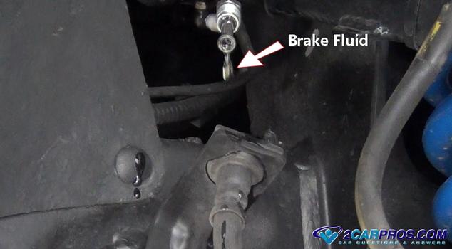 brake fluid leaking