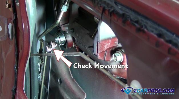 check control rod movement