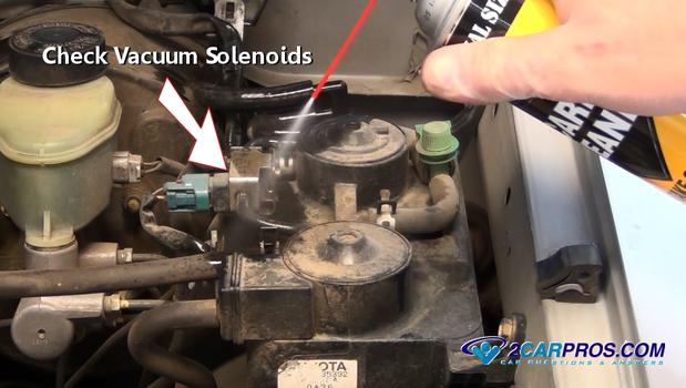 check vacuum solenoids