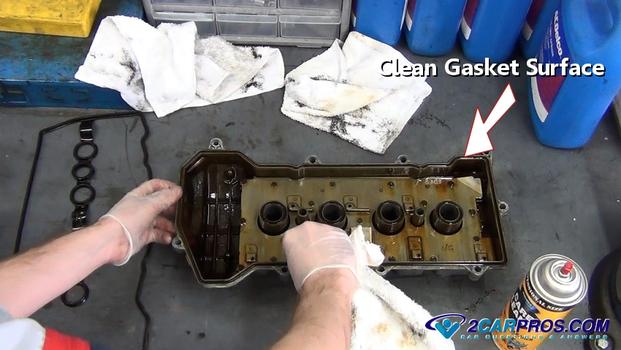 clean gasket surface