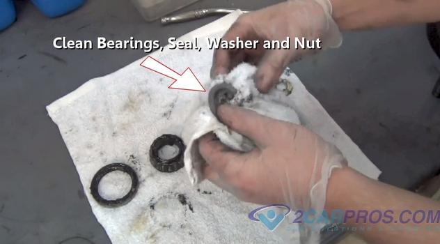 clean axle bearings