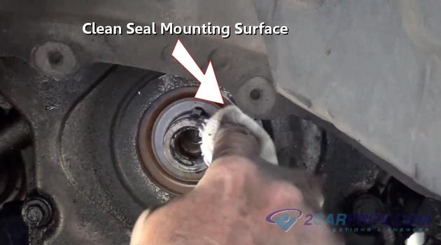 clean seal mounting surface
