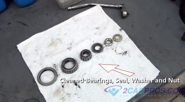 cleaned bearings seal