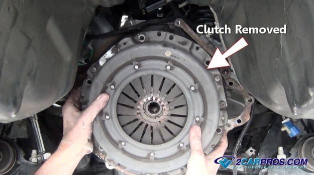 clutch removed