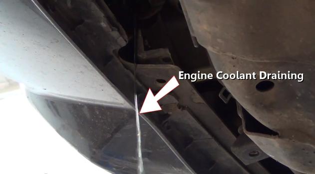 coolant draining