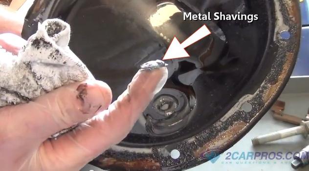 differential metal shavings