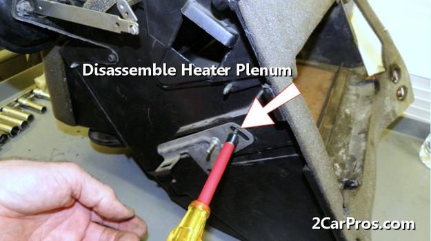 disassemble heater plenum