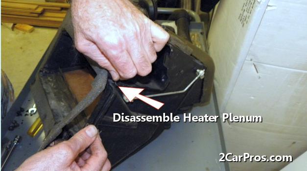 disassemble heater plenum