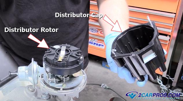 distributor cap rotor