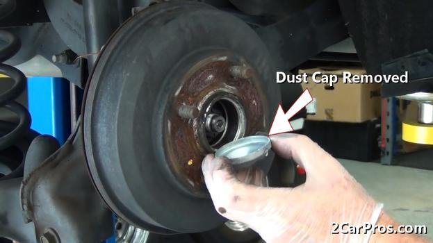 dust cap removed