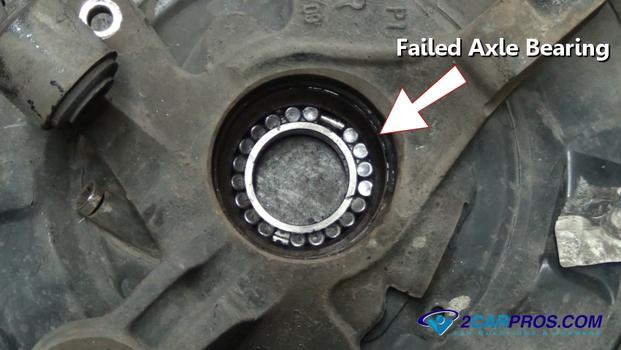 failed axle bearing