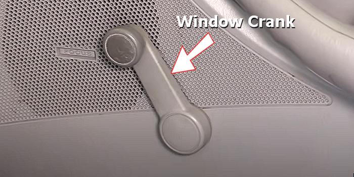how to remove a window crank handle