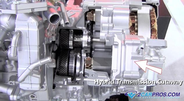 hybrid transmission cutaway