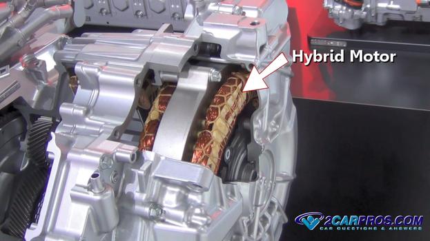 hybrid transmission motor
