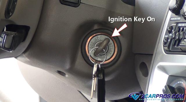 ignition switch on