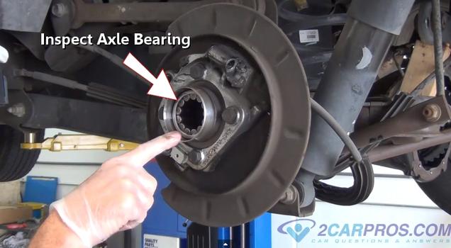 inspect axle bearing
