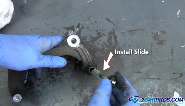 install caliper slide