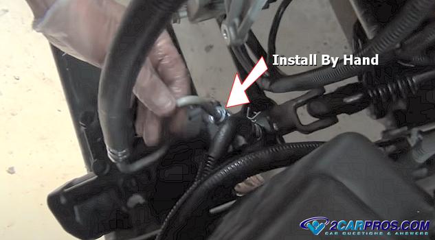install new power steering hose