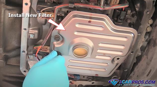 install new transmission filter