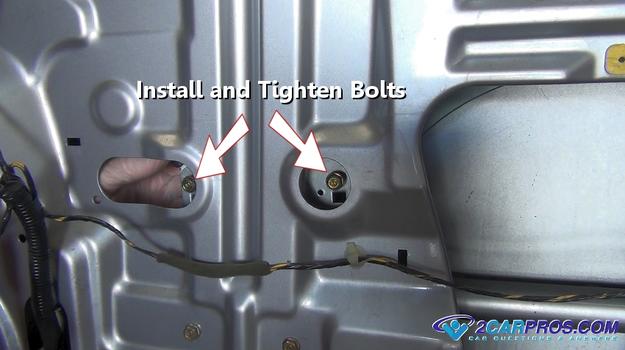 install wondow mounitng bolts