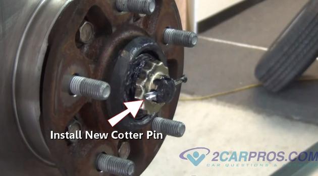 install new cotter pin