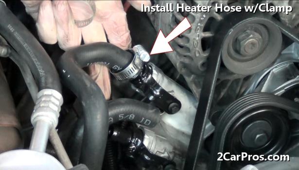 install new heater hoses