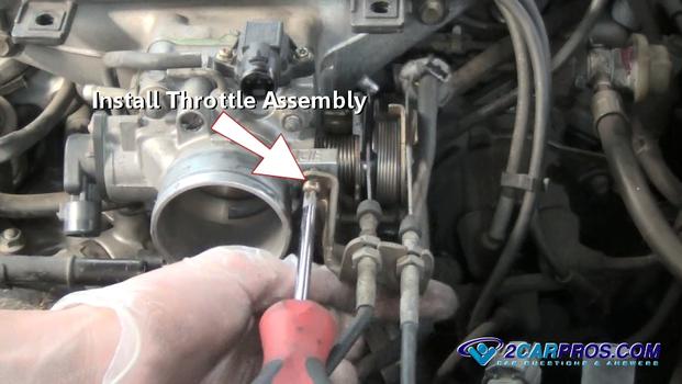 install throttle cable