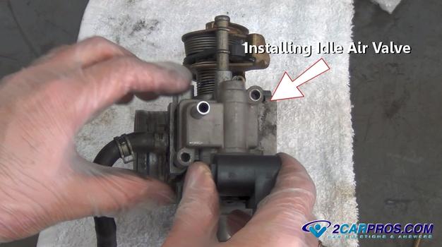 installing new idle control valve