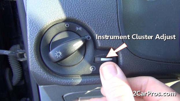 instrumnet cluster setting
