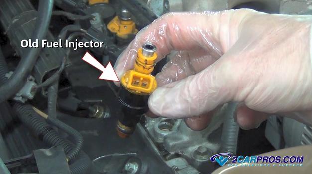 leaking fuel injector